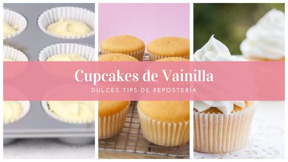 Receta de Cupcake de Vainilla | Ponquesito de Vainilla Clásico