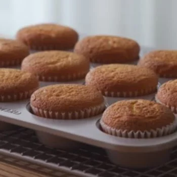 Cupcake de Vainilla, Ponquesito de Vainilla Clásico